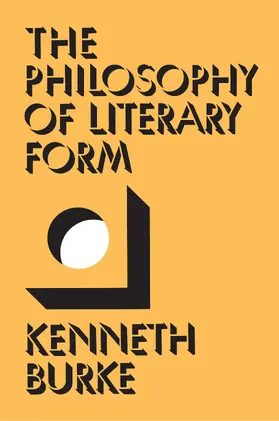Burke |  Philos of Literary Form | Buch |  Sack Fachmedien