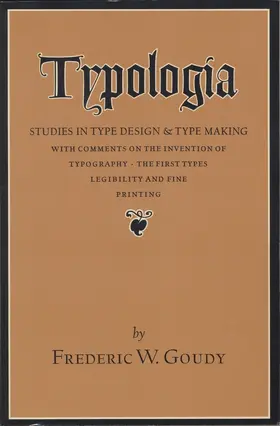 Goudy |  Typologia | Buch |  Sack Fachmedien