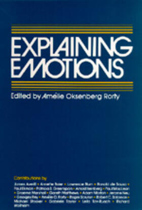 Rorty | Explaining Emotions (Paper) | Buch | 978-0-520-03921-6 | sack.de