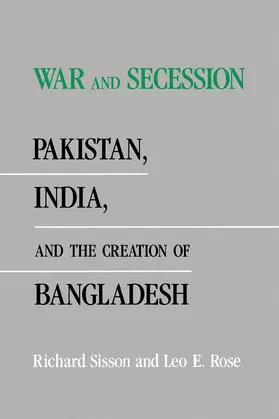 Sisson / Rose |  War and Secession | Buch |  Sack Fachmedien
