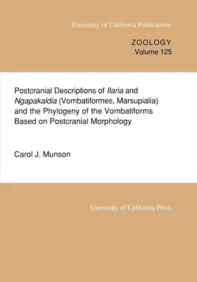 Munson |  Postran Descr/Zool V125 | Buch |  Sack Fachmedien