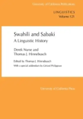 Nurse / Hinnebusch |  Swahili & Sabaki - A Linguistic History | Buch |  Sack Fachmedien