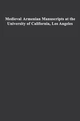 Sanijian / Sanjian | Medieval Armenian Manuscripts at the University of California, Los Angeles | Buch | 978-0-520-09792-6 | sack.de