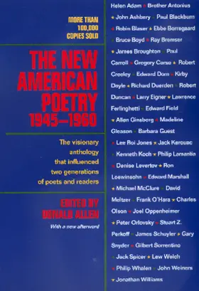 Allen | The New American Poetry, 1945-1960 | Buch | 978-0-520-20953-4 | www.sack.de