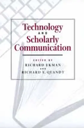 Ekman / Quandt |  Technology and Scholarly Communication | Buch |  Sack Fachmedien