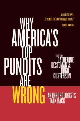Besteman / Gusterson | Why America&#8242;s Top Pundits Are Wrong - Anthropoligists Talk Back | Buch | 978-0-520-24356-9 | sack.de