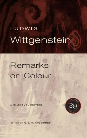 Wittgenstein / Anscombe |  Remarks on Colour | Buch |  Sack Fachmedien