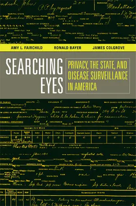 Fairchild / Bayer / Colgrove | Searching Eyes - Privacy, the State and Disease Surveillance in America | Buch | 978-0-520-25325-4 | sack.de