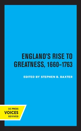 Baxter |  England's Rise to Greatness, 1660-1763 | Buch |  Sack Fachmedien
