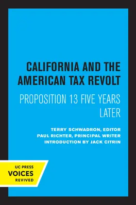 Schwadron |  California and the American Tax Revolt | Buch |  Sack Fachmedien