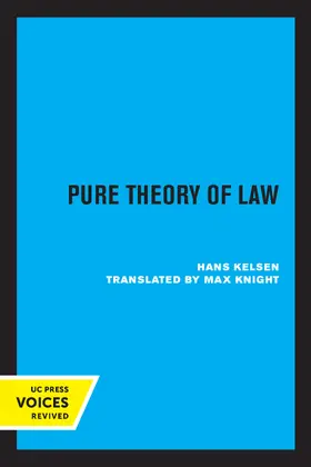 Kelsen | Pure Theory of Law | Buch | 978-0-520-30797-1 | www.sack.de