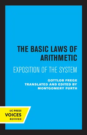 Frege / Furth |  The Basic Laws of Arithmetic | Buch |  Sack Fachmedien