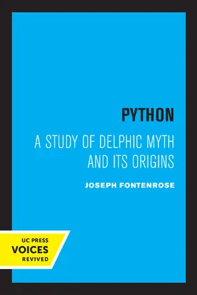 Fontenrose | Python | Buch | 978-0-520-30823-7 | www.sack.de