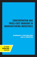 Collins / Preston |  Concentration and Price-Cost Margins in Manufacturing Industries | eBook | Sack Fachmedien