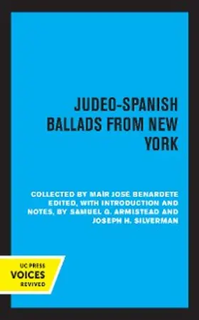 Armistead / Silverman |  Judeo-Spanish Ballads from New York | eBook | Sack Fachmedien
