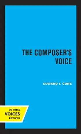 Cone |  The Composer's Voice | eBook | Sack Fachmedien