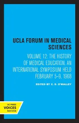 O'Malley |  The History of Medical Education | eBook | Sack Fachmedien