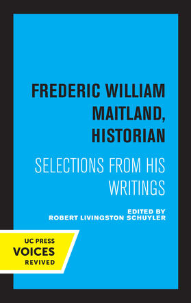 Maitland / Livingston Schuyler | Frederic William Maitland, Historian | E-Book | sack.de