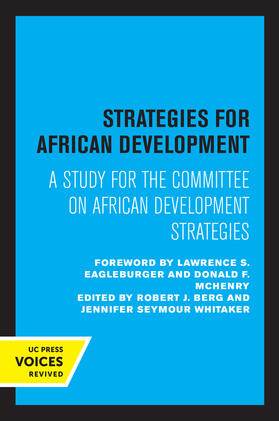 Berg / Whitaker | Strategies for African Development | Buch | 978-0-520-31554-9 | sack.de