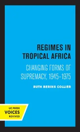 Collier | Regimes in Tropical Africa | E-Book | www.sack.de