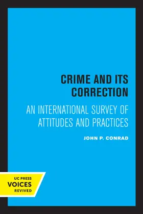 Conrad | Crime and Its Correction | Buch | 978-0-520-32151-9 | sack.de