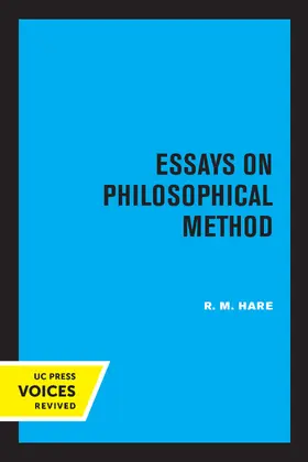 Hare |  Essays on Philosophical Method | eBook | Sack Fachmedien