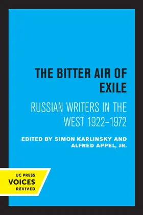 Karlinsky / Appel | The Bitter Air of Exile | Buch | 978-0-520-32506-7 | www.sack.de