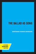 Bronson |  The Ballad as Song | eBook | Sack Fachmedien