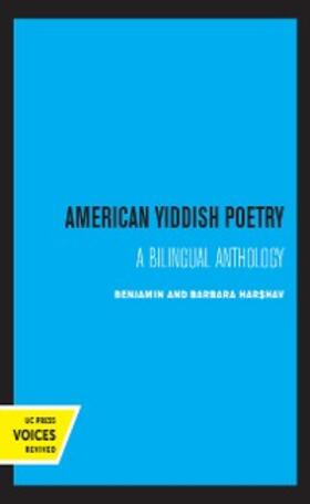 Harshav |  American Yiddish Poetry | eBook | Sack Fachmedien