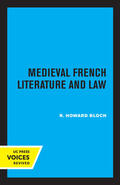 Bloch |  Medieval French Literature and Law | eBook | Sack Fachmedien