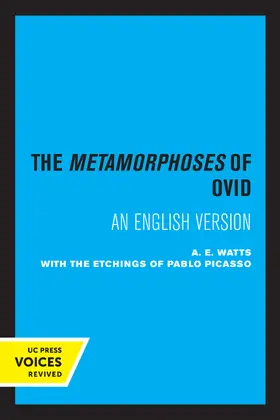 A. E. Watts |  The Metamorphoses of Ovid | Buch |  Sack Fachmedien