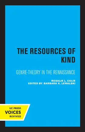 Colie |  The Resources of Kind | Buch |  Sack Fachmedien