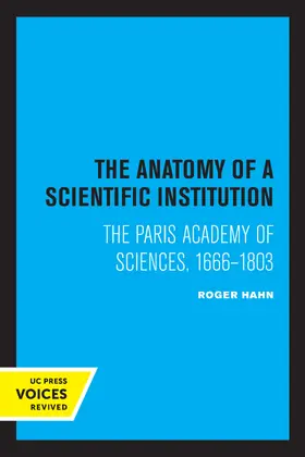 Hahn |  The Anatomy of a Scientific Institution | Buch |  Sack Fachmedien