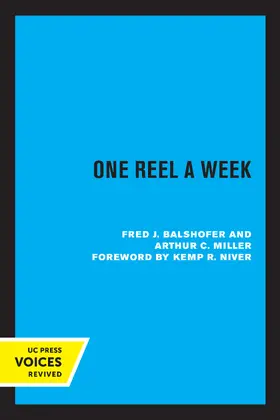 Balshofer / Miller |  One Reel a Week | eBook | Sack Fachmedien