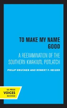 Philip / Heizer |  To Make my Name Good | eBook | Sack Fachmedien