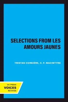 Corbière |  Selections From Les  Amours Jaunes | eBook | Sack Fachmedien