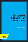 Reck |  Government Purchasing and Competition | eBook | Sack Fachmedien