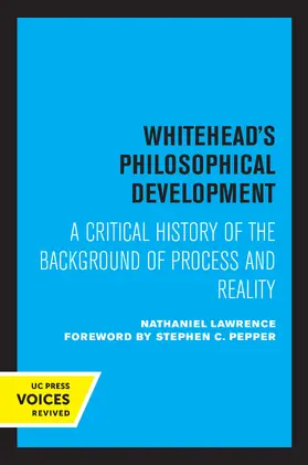 Lawrence | Whitehead's Philosophical Development | Buch | 978-0-520-34582-9 | www.sack.de