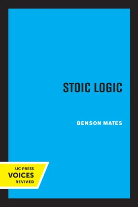 Mates |  Stoic Logic | Buch |  Sack Fachmedien