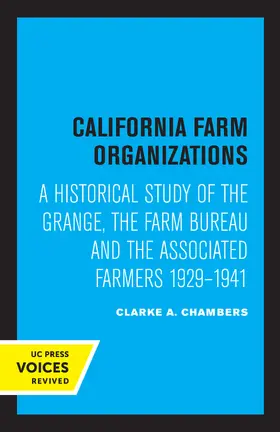 Chambers |  California Farm Organizations | eBook | Sack Fachmedien