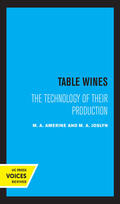 Amerine / Joslyn |  Table Wines | Buch |  Sack Fachmedien