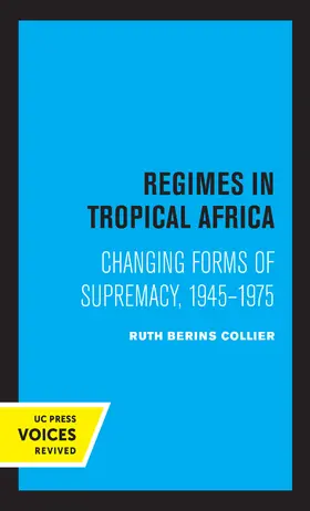 Collier | Regimes in Tropical Africa | Buch | 978-0-520-36302-1 | www.sack.de