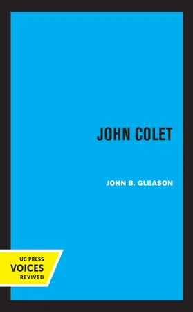 Gleason |  John Colet | Buch |  Sack Fachmedien
