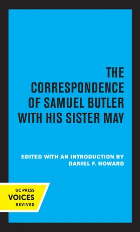 Howard |  The Correspondence of Samuel Butler with His Sister May | Buch |  Sack Fachmedien