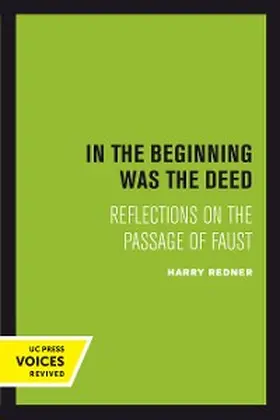Redner |  In the Beginning was the Deed | eBook | Sack Fachmedien