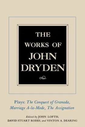 Dryden / Loftis / Rodes |  The Works of John Dryden, Volume XI | eBook | Sack Fachmedien