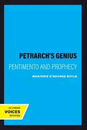 Boyle |  Petrarch's Genius | eBook | Sack Fachmedien