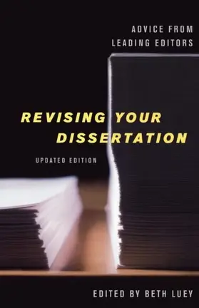 Luey |  Revising Your Dissertation | eBook | Sack Fachmedien