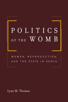 Thomas |  Politics of the Womb | eBook | Sack Fachmedien