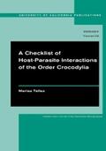 Tellez |  A Checklist of Host-Parasite Interactions of the Order Crocodylia | eBook | Sack Fachmedien